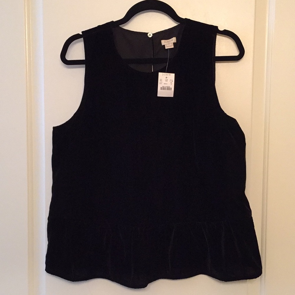 J. Crew Factory Peplum Top